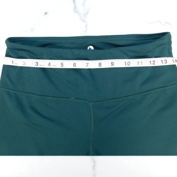 90 Degree by Reflex High-Waisted Leggings | Size M | Teal Green | Stretch Yoga - Picture 3 of 4